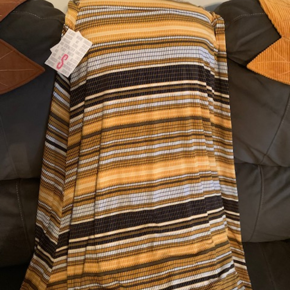 NWT Lularoe Striped Maxi Skirt Tube Dress S